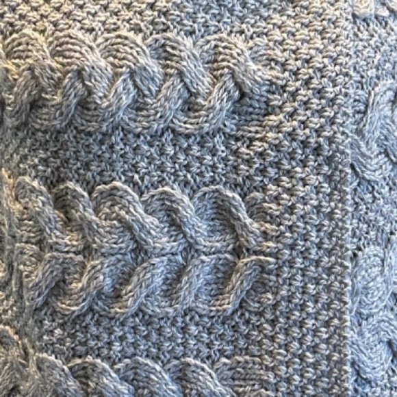 Aran Mor Merino Wool Cable Knit One Button Cardigan Sweater - Picture 4 of 8